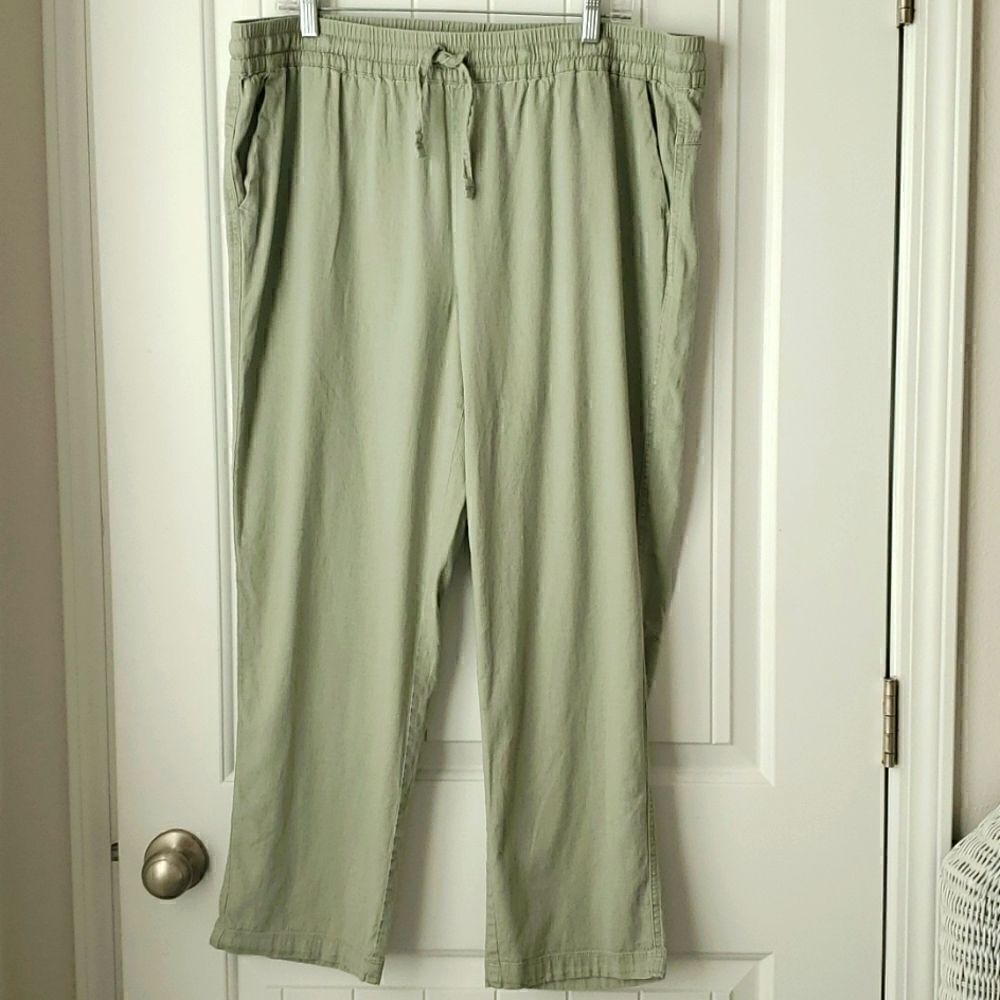 32 Degrees womans linen pant, size xl